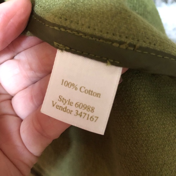 Caslon Nordstrom Long Green Coat Size M - Picture 6 of 8